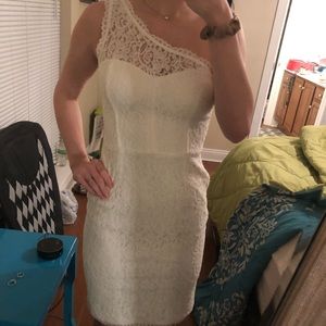 White Graduation Dress